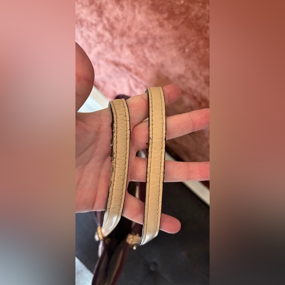 MICHAEL KORS JET SET BURGUNDY LEATHER TOTE - Picture 11 of 12